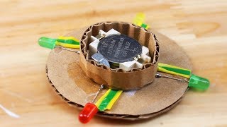 How to Make Cardboard YO YO with Glow Leds [upl. by Wanonah]