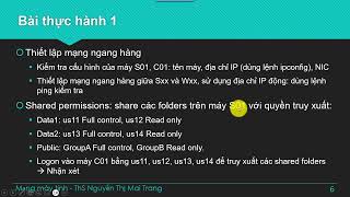 Windows Server 2019  Kết nối mạng  Share permission [upl. by Aseefan191]