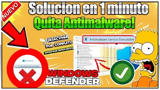 ✅ 𝐀𝐂𝐓𝐔𝐀𝐋𝐈𝐙𝐀𝐃𝐎  Cómo QUITAR el Antimalware Service Executable【 2024】 Liberar RAM [upl. by Rupert]