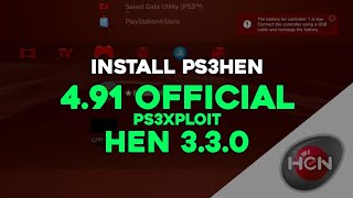 PS3HEN 491 OFFICIAL  How to install and update file links [upl. by Colburn]