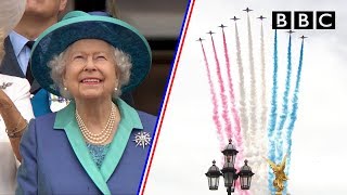 Watch the entire spectacular 100aircraft flypast as RAF celebrates 100 years  BBC [upl. by Oterol]