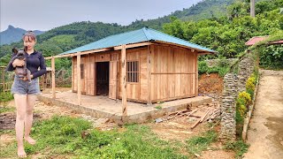 TIMELAPSE 600 days of building a wooden house alone on the island building a farmTrieu Thi Hoa [upl. by Dugas419]