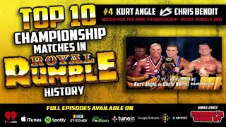 Top 10 Royal Rumble Title Matches 4 Kurt Angle vs Chris Benoit [upl. by Yesnil]