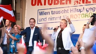 FPÖWahlkampfauftakt in Wien vor 5000 begeisterten Besuchern [upl. by Ackley]