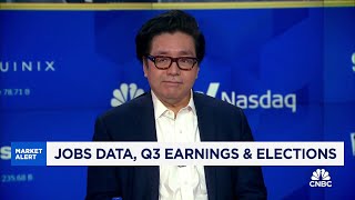 Markets set up for a very good rally into yearend no matter who wins election Fundstrats Tom Lee [upl. by Gneh]