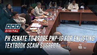 PH Senate to probe PNPIG for enlisting textbook scam suspect [upl. by Bennir]