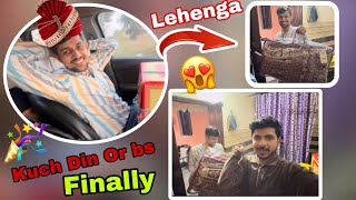 Sachin Toh Le Aya Lehenga Apni Dhulan k liye ❣️ Ankush The vlogs [upl. by Lairret]