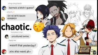 Bakugo lyric pranks class 1A  detention  kiribaku shinkami momojirou  Reupload [upl. by Burdett141]