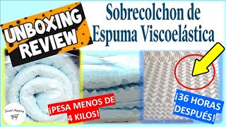 Cómo funciona el Top de colchón de espuma viscoelástica🛏️ [upl. by Meggi392]