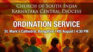 CSIKCD ORDINATION SERVICE  4th August 2024 430pm Service  Live Stream [upl. by Magdalene]