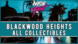 Need for Speed Heat  All Blackwood Heights Collectibles [upl. by Lamak]