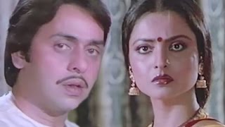 Vinod Mehra slaps Rekha Bindiya Chamkegi  Emotional Scene 710 [upl. by Ennaerb]