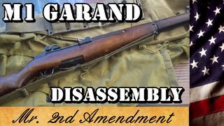 M1 Garand Disassembly [upl. by Malita]