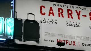 Netflix CarryOn Taron Egerton Billboard Sunset Blvd Los Angeles California USA December 3 2024 [upl. by Niryt]