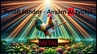 PETŐFI SÁNDOR  ANYÁM TYÚKJA POWER METAL AI COVER [upl. by Eerpud]