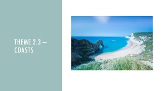 IGCSE Geography  Theme 23 Coasts  Photograph Interpretation [upl. by Materse]