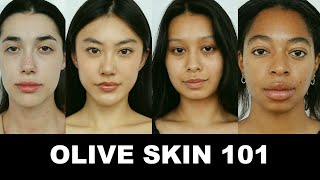 Warm vs Cool Olive Skin Explained • how find best foundation amp makeup colors [upl. by Hart]