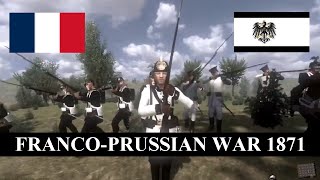 Mount amp Blade Warband Blood and Steel 1870  FrancoPrussian War  Intense Line Battle [upl. by Anyala]