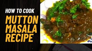 स्पेशल मटन मसाला रेसपी  Mutton masala recipe  spicy mutton masala curry  tabu kitchen recipe [upl. by Spracklen]