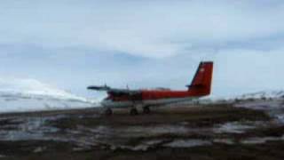 Twin Otter STOL Landing in high winds [upl. by Ahlgren]