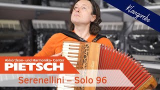 Akkordeon  Serenellini Solo 96  dezentes Tremolo  Klangprobe [upl. by Ibmat]