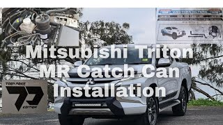 Mitsubishi Triton MR Catch Can Installation  Kit by Western Filters [upl. by Petronille]