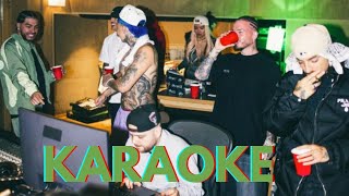 KaraokeKAROL G Feid DFZM ft Ovy On The Drums J Balvin Maluma Ryan Castro Blessd  57 [upl. by Cinemod]