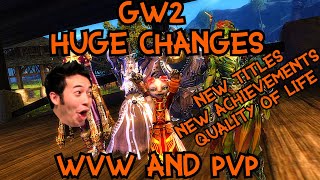 GW2 New Competitive Modes Massive Update  Not expected at all [upl. by Aiker]