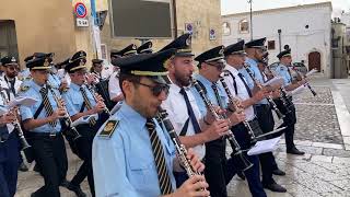 Concertone Banda Montescaglioso e Rutigliano  Marcia Maresciallo Ruggiero di VFavoino 200824 [upl. by Jelena245]