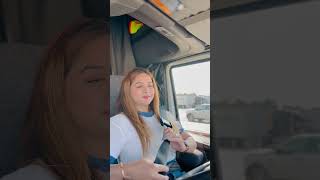 First Pakistani Female Truck Driver in USA 🇺🇸 truckerlife pakistani travelvlog dailyvlog [upl. by Ecnarepmet]