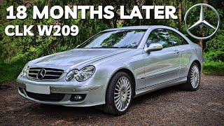 W209 CLK  18 Months Ownership Report All Costs [upl. by Adnamor]