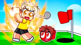 Roblox Golf but you are the Ball [upl. by Aisatsanna843]