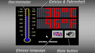 Speaking thermometer with video output [upl. by Nolad612]