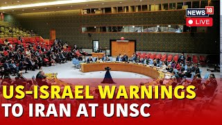 Israel Iran War  US Warns Iran Against Targeting It Or Israel UN Calls For End To Violence  N18G [upl. by Toth71]