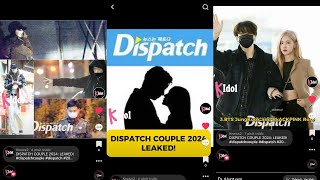 DISPATCH COUPLE 2024 LEAKED BTS JUNGKOOK  BLACKPINK ROSE  COUPLE 2024 [upl. by Deeas]