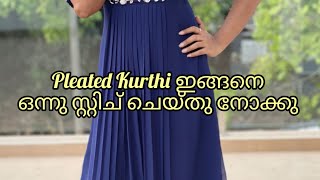 Front Pleated Kurthi Yoke Kurti Eshana Designs [upl. by Platt666]