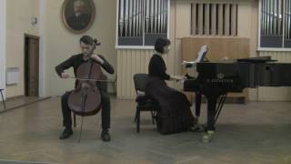 Albeniz Asturias for cello and piano [upl. by Yelsew]