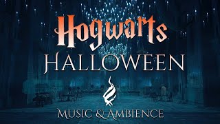 Halloween at Hogwarts  Harry Potter Music and Ambience from Hogwarts Legacy [upl. by Nysila]