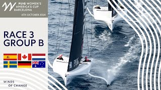 PUIG Womens Americas Cup  Group B  Race 3  Full Race Replay [upl. by Nirel]