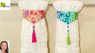 DIY Decorative Hand Towel Holder  Quick and Easy Gift Idea [upl. by Shelton]