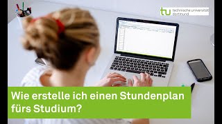 Wie erstelle ich einen Stundenplan fürs Studium [upl. by Proud]