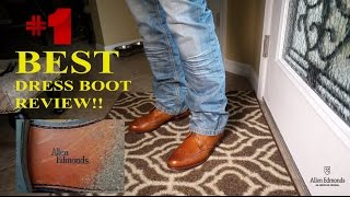 Allen Edmonds Shoe Review  DALTON WINGTIP DRESS BOOTS [upl. by Akilegna]