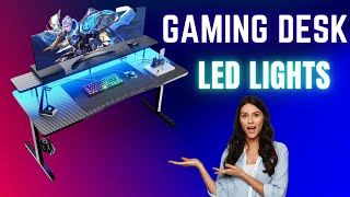 Best Gaming Desks with LED Lights [upl. by Notsecnirp5]