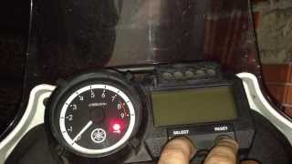 Yamaha XT660Z Tenere changing speedometer KMPH to MPH [upl. by Akim]