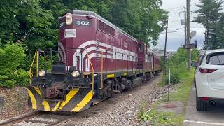 Winnipesaukee Scenic RR GP7 For the Day [upl. by Artapoelc]