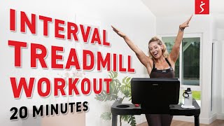 20 Min BEGINNER INCLINE TREADMILL Interval Training [upl. by Charley]