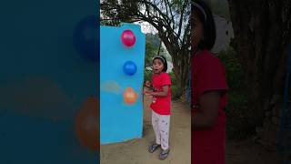 Lam no bong bay nhan qua bat ngol  brust balloons to receive suprise 😯 😀 short video viral [upl. by Runstadler446]