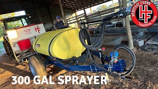 Ag Sprayer 300 Gallon Spray Trailer Boomless [upl. by Llertniuq]