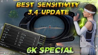 34 Update Sensitivity PUBG Mobile Gameloop Emulator 2024 ✅  Normal Mouse Zero Recoil [upl. by Moyra975]