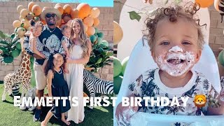 EMMETTS FIRST BIRTHDAY PARTY🐒🦍🐅 [upl. by Harneen]